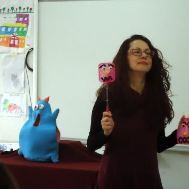 Κουκλοθεατρικό δρώμενο-εκπαιδευτικό πρόγραμμα για το συναίσθημα του φόβου από τη συγγραφέα Γιώτα Αλεξάνδρου, με αφορμή το βιβλίο της Φον ο Φοβερός, στο 4ο Δημοτικό Σχολείο Μαρκόπουλου