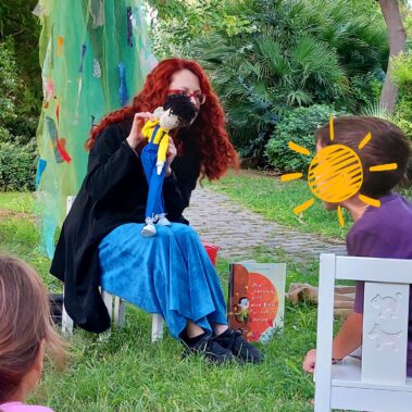 Θεατρική παρουσίαση του βιβλίου "Μια κόκκινη μύτη, ένα βιολί και ένα όνειρο" στην εκδήλωση για τον γραμματισμό του Διαβάζοντας Μεγαλώνω