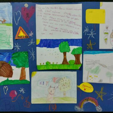 Εργασίες του 12ου Δημοτικού Σχολείου Ηλιούπολης, με αφορμή το βιβλίο “Δεν είναι αστείο, Σκοτ!/It’s not funny, Scott!”